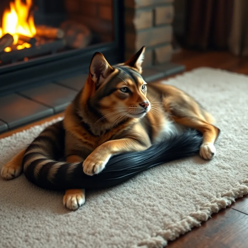 Harmonie der Arten: Das Katzen-Hund-Wesen